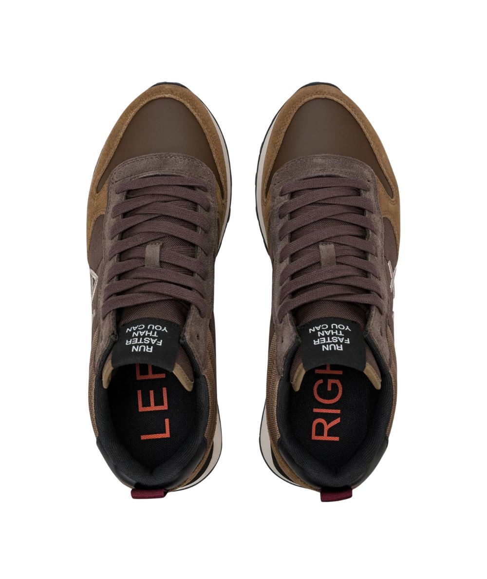SUN68 Sneakers in Nylon e Suede Tom 2.0 Mid Z46118 Marrone