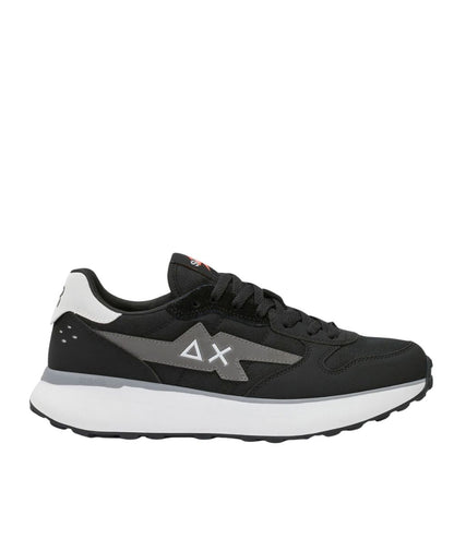 SUN68 Sneakers in PU e Nylon Niki 4.0 Solid Z46133 Nero