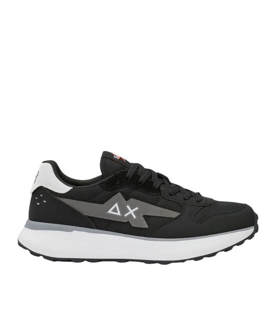 SUN68 Sneakers in PU e Nylon Niki 4.0 Solid Z46133 Nero