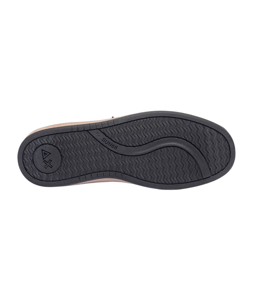 SUN68 Sneakers in pelle Urban Basket Patch Z46147 Bianco/Marrone