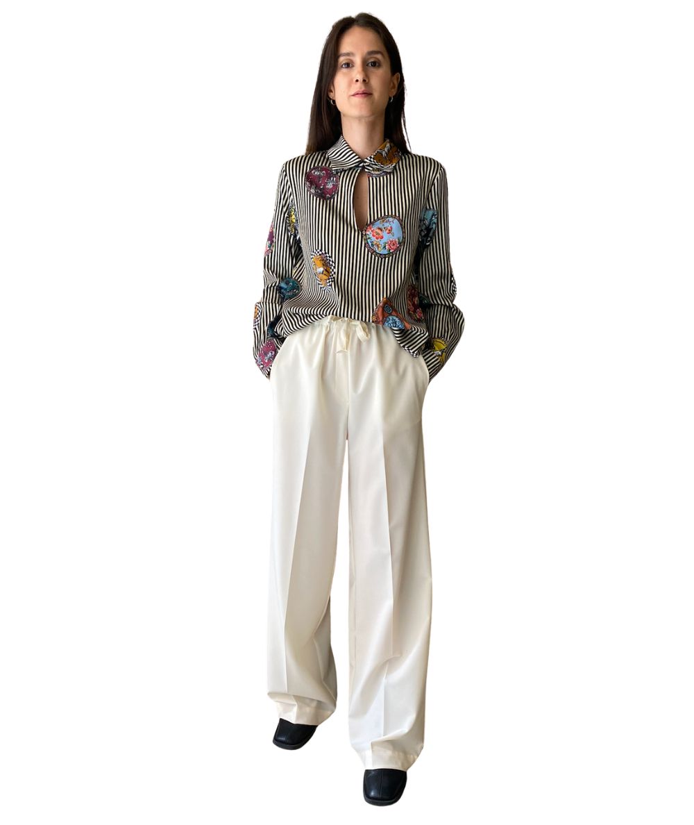 Semicouture Pantaloni ALIX Y5SI17 Avorio