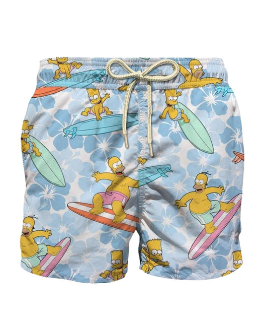 MC2 Saint Barth Boxer da Mare con Coulisse Jean Azzurro