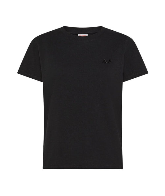 Sun68 T-shirt Girocollo in Cotone T36201 Nero