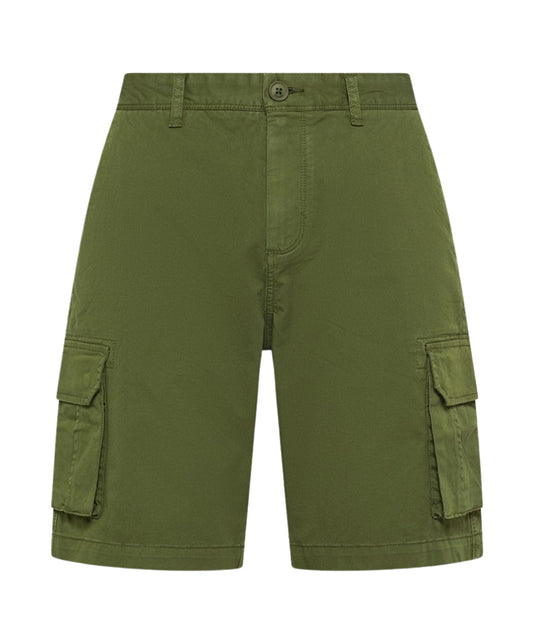Sun68 Bermuda in Cotone Modello Cargo B36103 Verde Scuro