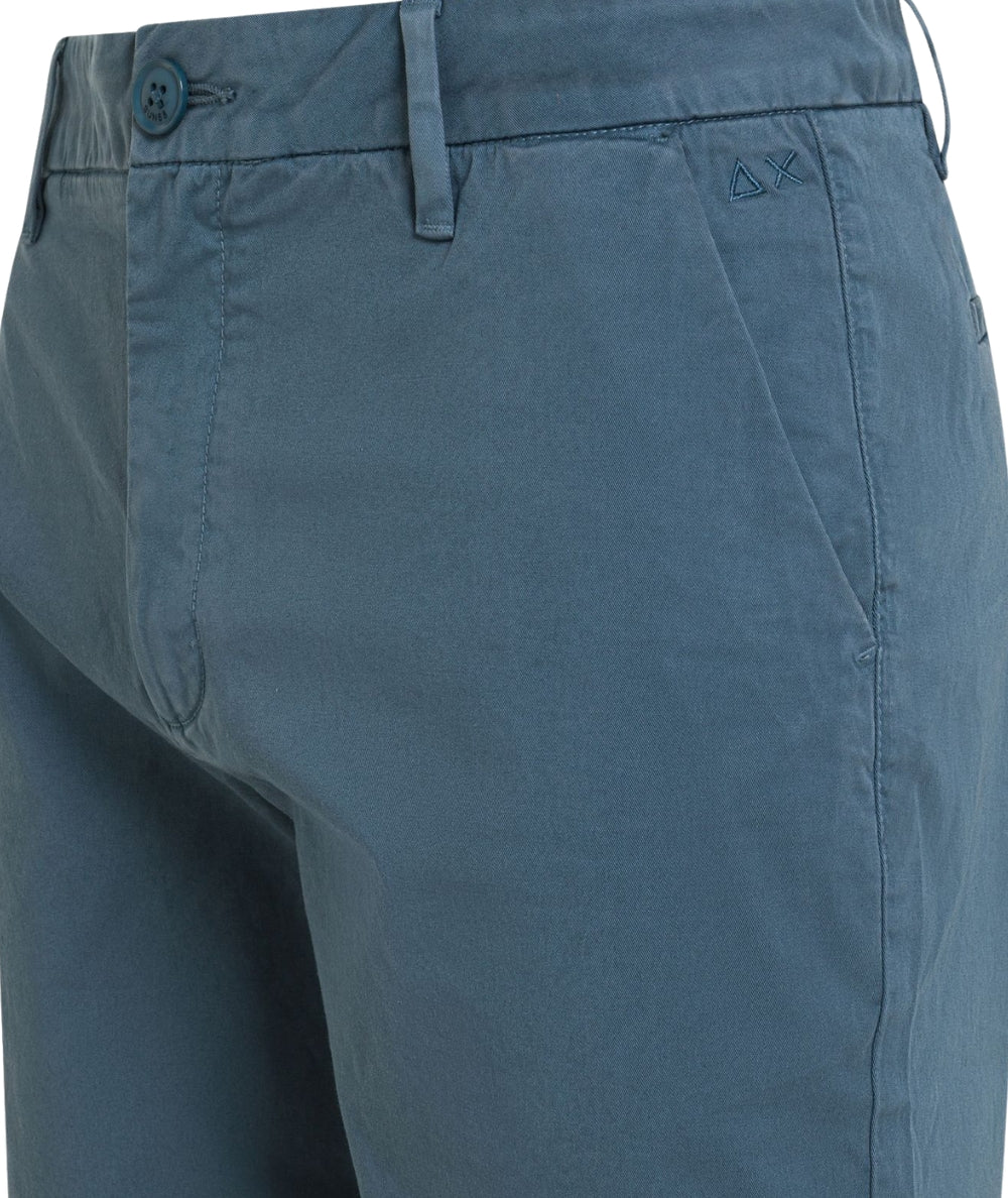 Sun68 Bermuda in Cotone Modello Chino B36101 Avio Scuro