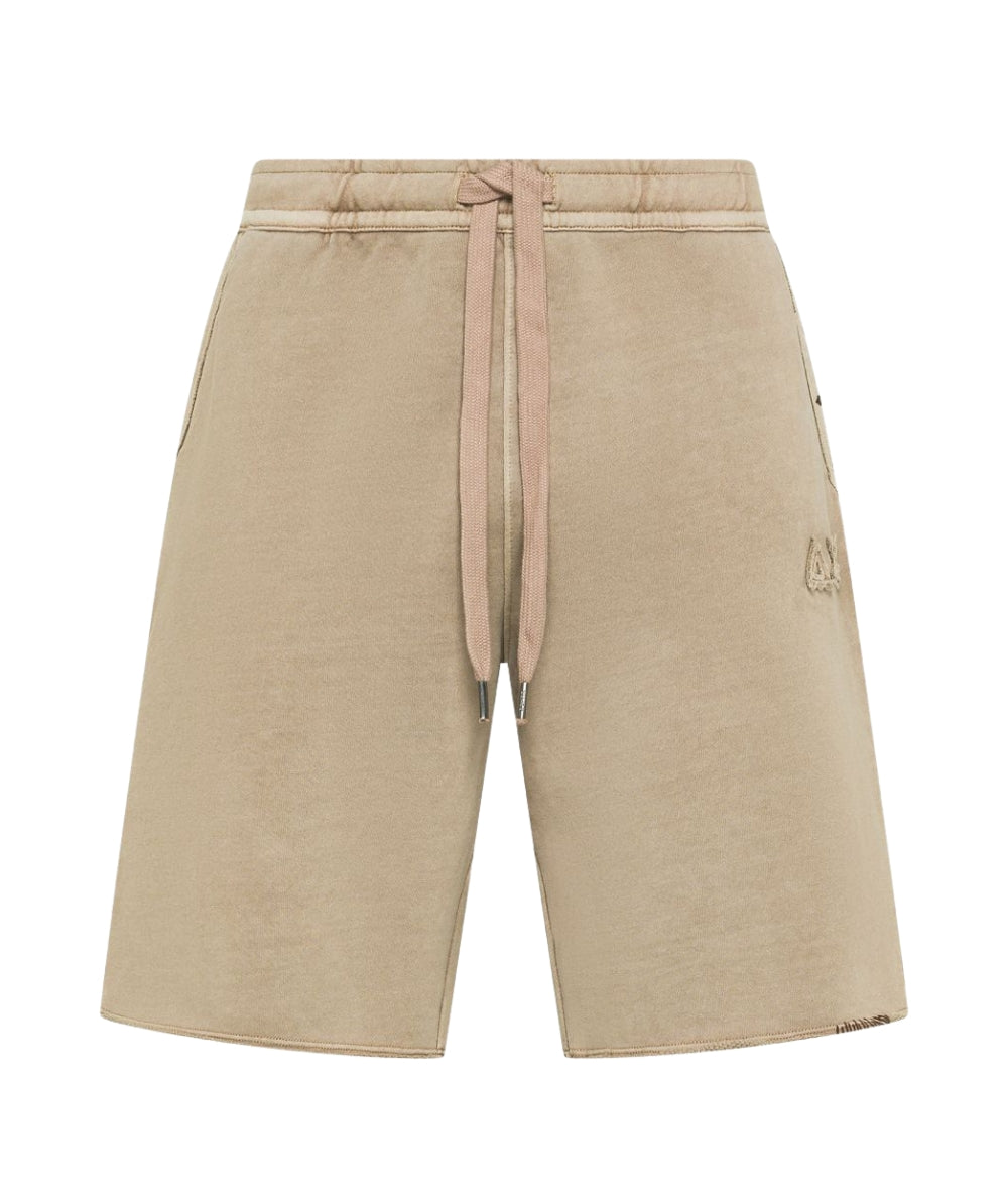 Sun68 Bermuda in Felpa di Cotone Vintage Washed F36145 Beige