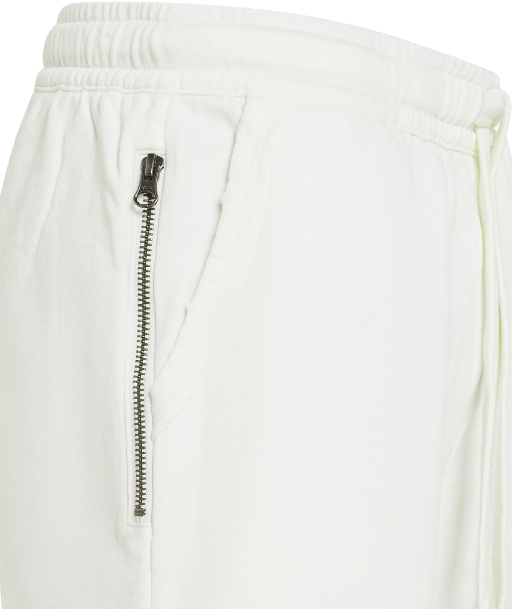 Sun68 Bermuda in Felpa di Cotone Vintage Washed F36145 Bianco