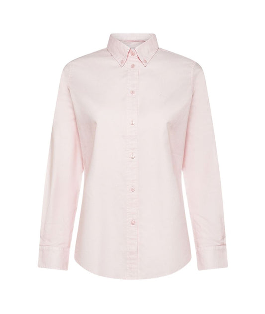 Sun68 Camicia di Cotone Botton Down S46201 Rosa