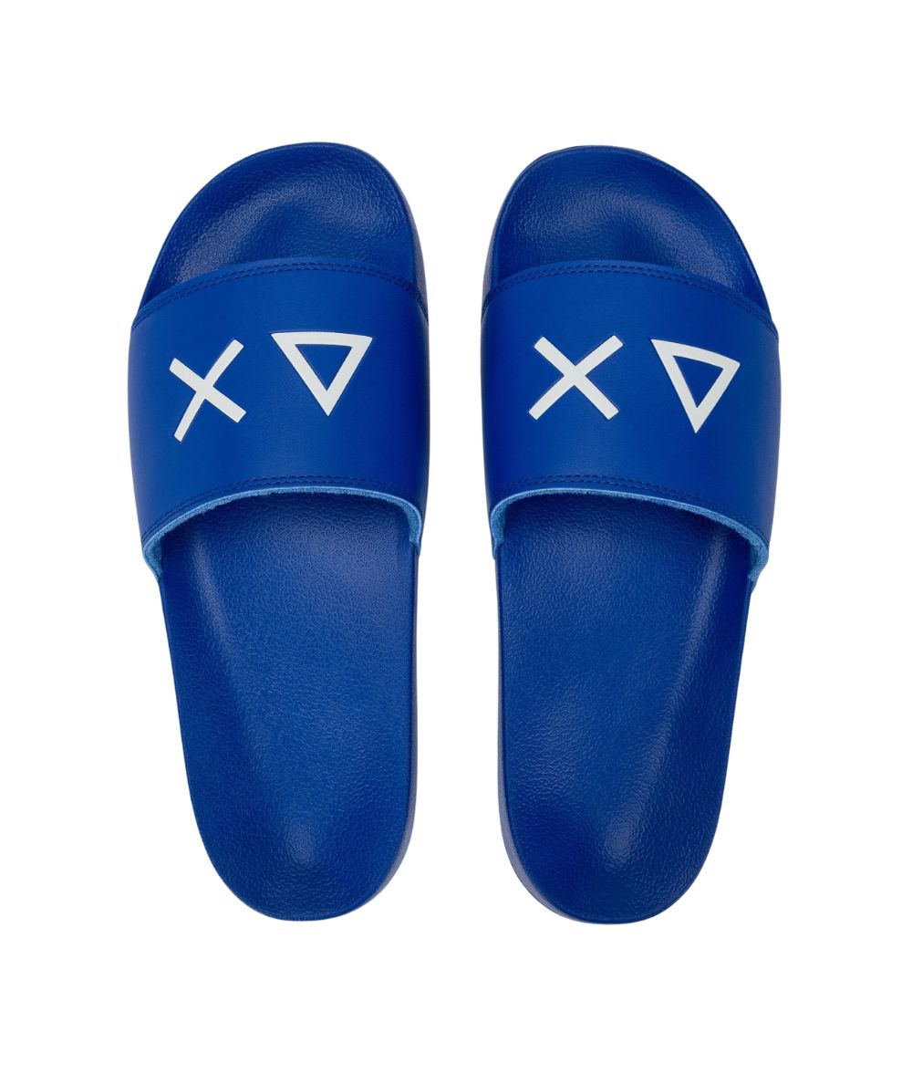 Sun68 Ciabatte con Logo X36110 Blu Royal