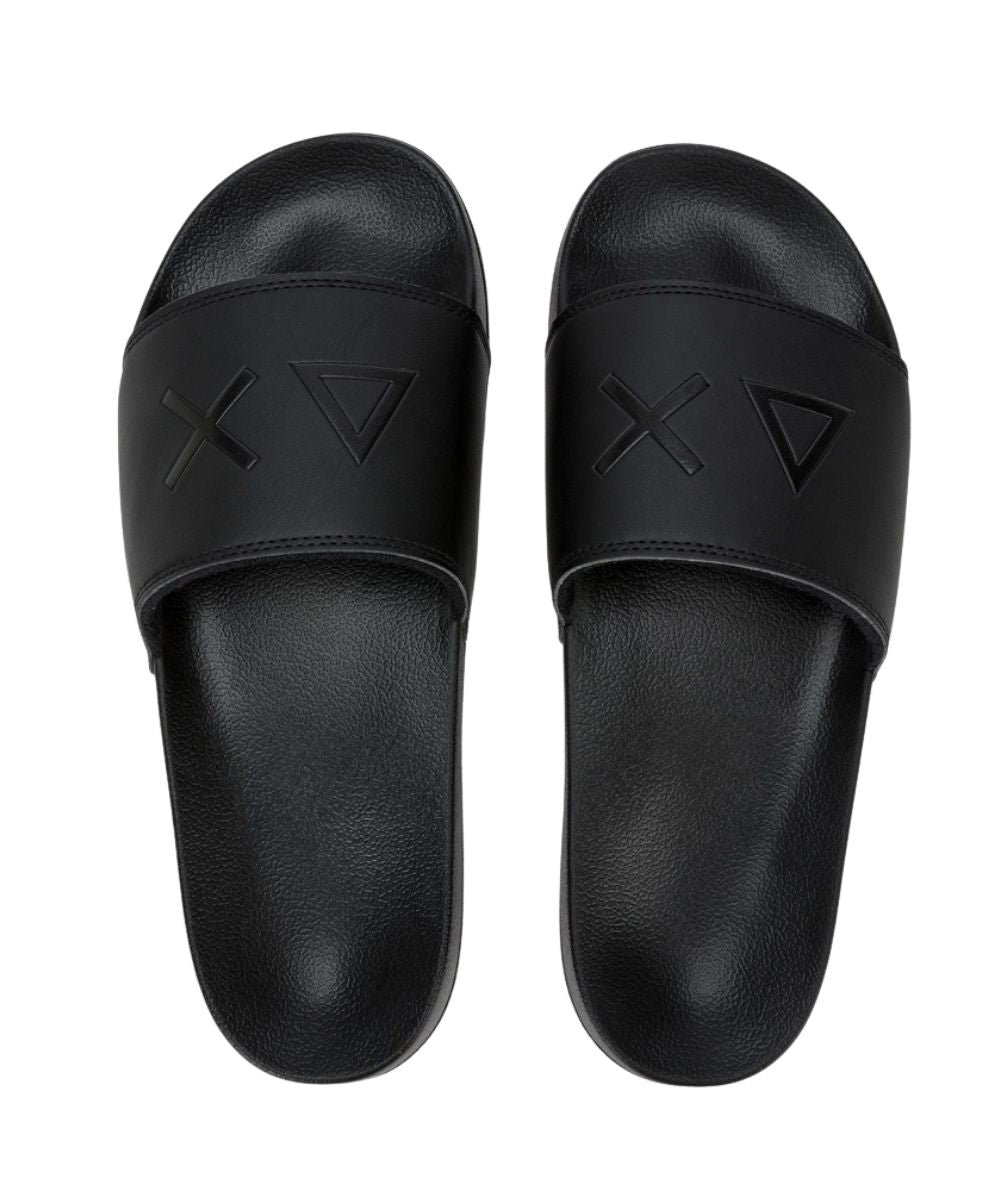 Sun68 Ciabatte con Logo X36110 Nero