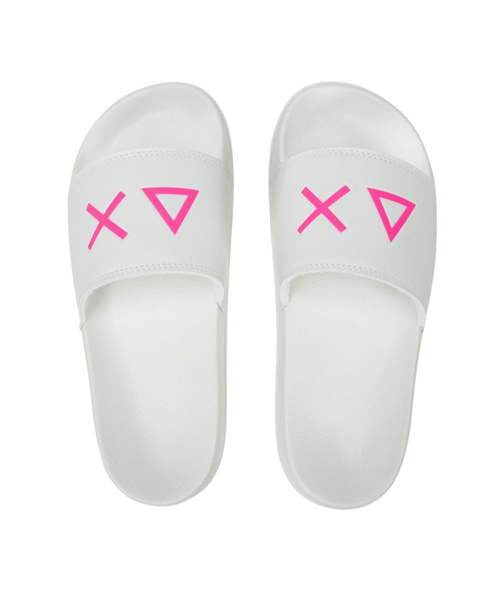Sun68 Ciabatte con Logo X36210 Bianco