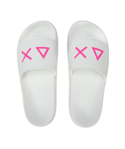 Sun68 Ciabatte con Logo X36210 Bianco