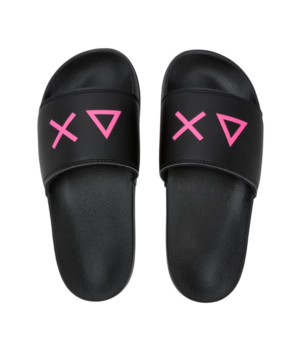 Sun68 Ciabatte con Logo X36210 Nero
