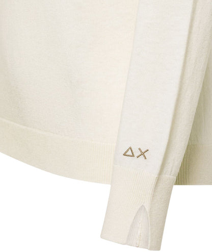 Sun68 Dolcevita in Cotone e Lana K46202 Bianco Panna