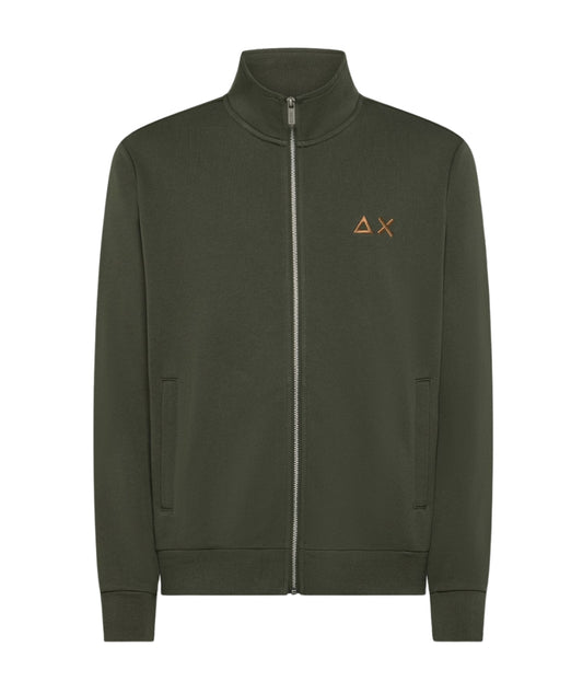 Sun68 Felpa Full Zip F45101 Verde Militare