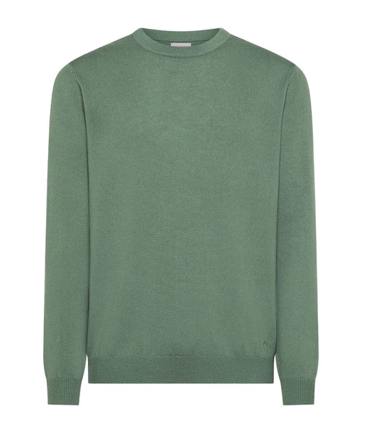 Sun68 Maglione in Misto Cashmere K46119 Verde