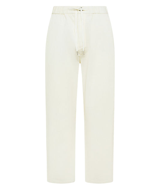 Sun68 Pantalone in Corduroy P45106 Bianco Panna