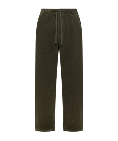 Sun68 Pantalone in Corduroy P46105 Verde Militare Scuro