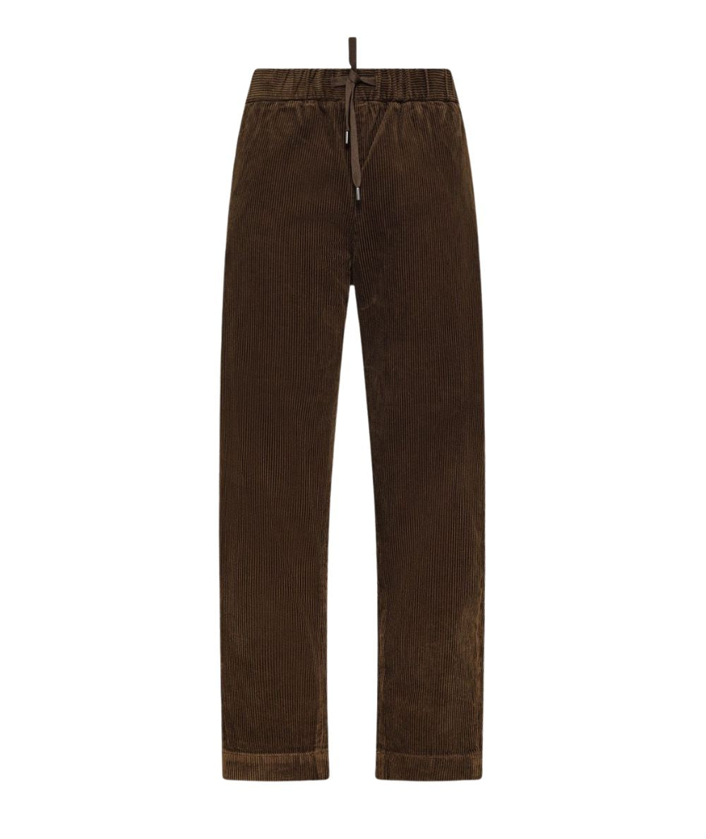 Sun68 Pantalone in Velluto a Coste P46205 Marrone