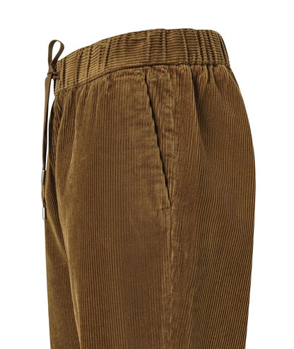 Sun68 Pantalone in Velluto a Coste P46205 Marrone Cacao