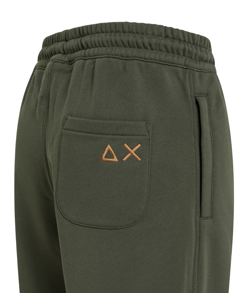 Sun68 Pantaloni in Felpa F45140 Verde Militare