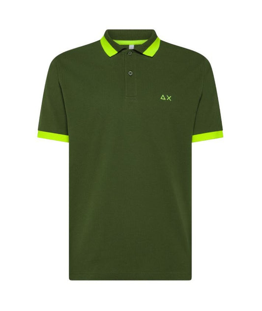 Sun68 Polo Maxi Profili Fluo A35121 Verde