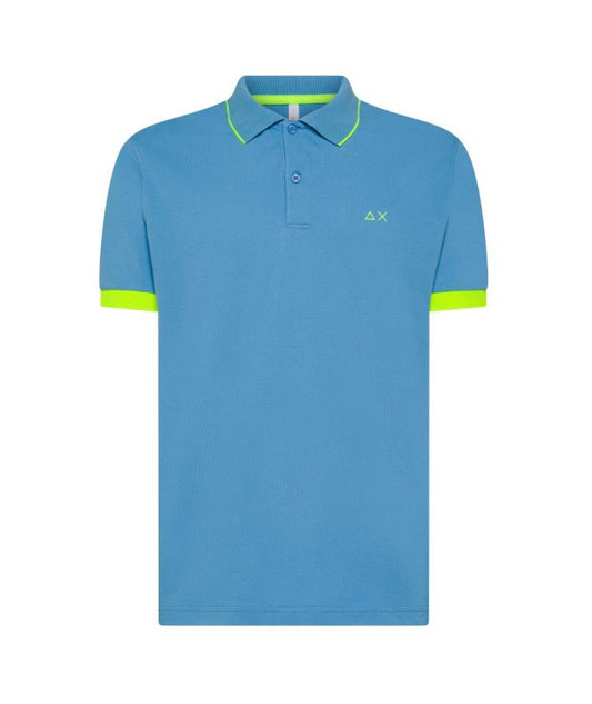 Sun68 Polo con Profili Fluo A35120 Avio