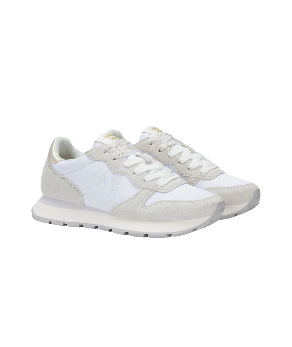 Sun68 Sneakers Ally Gold Silver Z36202 Bianco