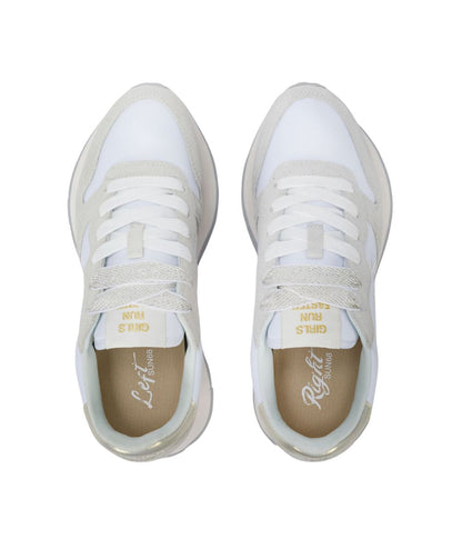 Sun68 Sneakers Ally Gold Silver Z36202 Bianco