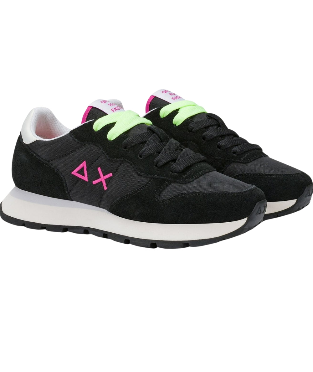 Sun68 Sneakers Ally Solid Modello Running Z36201 Nero Fucsia