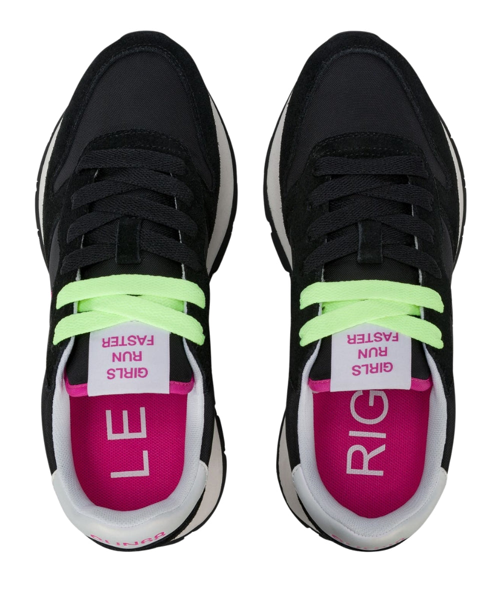 Sun68 Sneakers Ally Solid Modello Running Z36201 Nero Fucsia