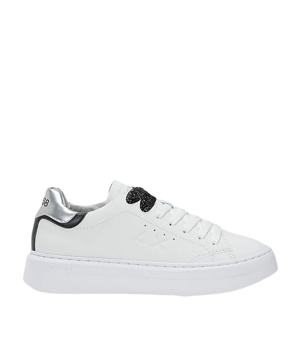 Sun68 Sneakers GRACE in pelle Z44225 Bianco