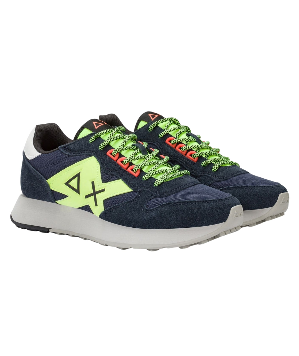 Sun68 Sneakers Jaki 2.0 Fluo Z45115 Blu Navy 