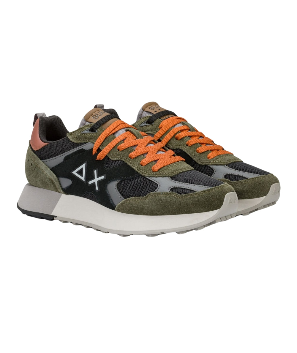Sun68 Sneakers Jaki Outdoor Z45116 Verde Militare Scuro