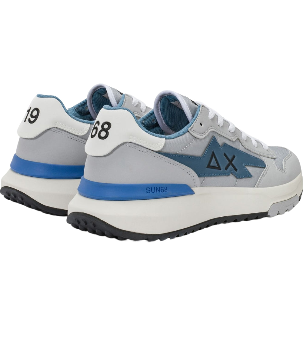 Sun68 Sneakers Niki 2.0 Solid in Stile Running Z36121 Grigio