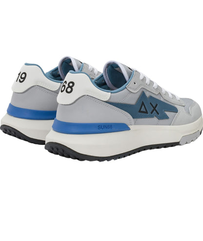 Sun68 Sneakers Niki 2.0 Solid in Stile Running Z36121 Grigio