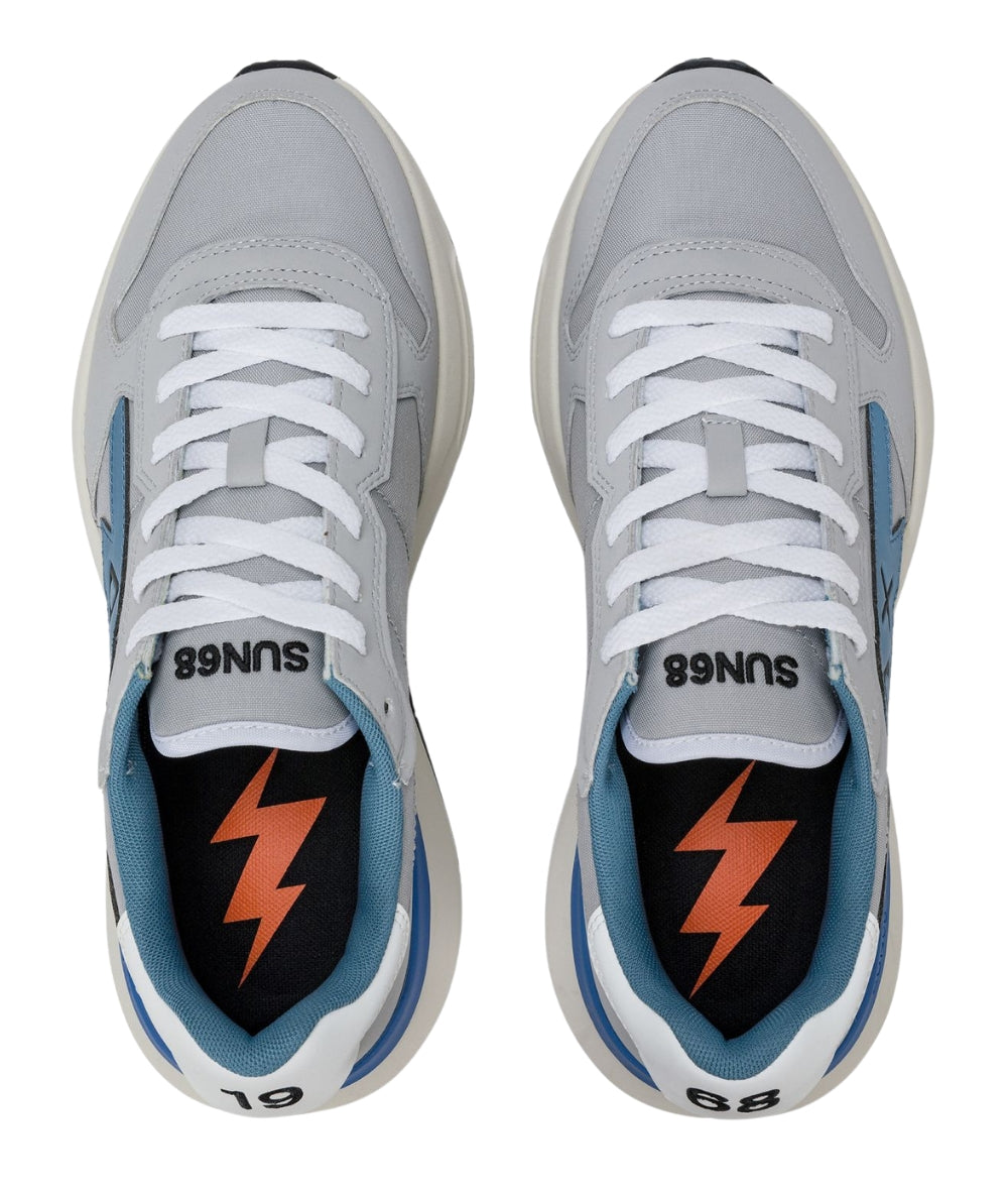Sun68 Sneakers Niki 2.0 Solid in Stile Running Z36121 Grigio