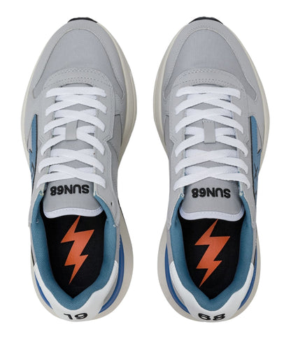 Sun68 Sneakers Niki 2.0 Solid in Stile Running Z36121 Grigio
