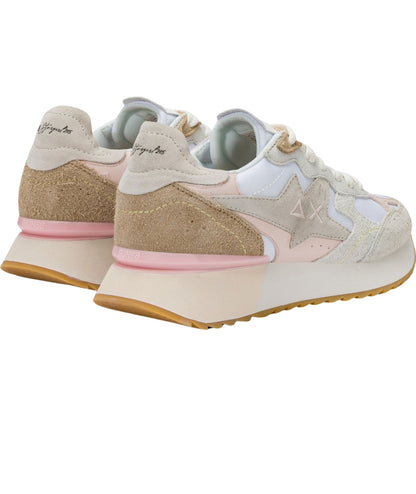 Sun68 Sneakers Stargirl Multicolor Modello Running Z36215 Bianco