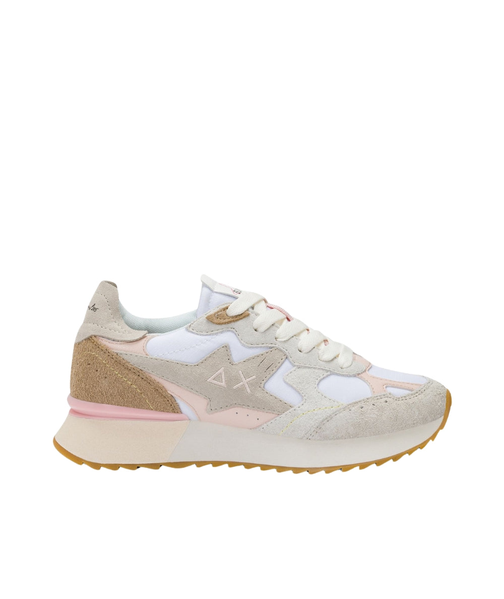 Sun68 Sneakers Stargirl Multicolor Modello Running Z36215 Bianco