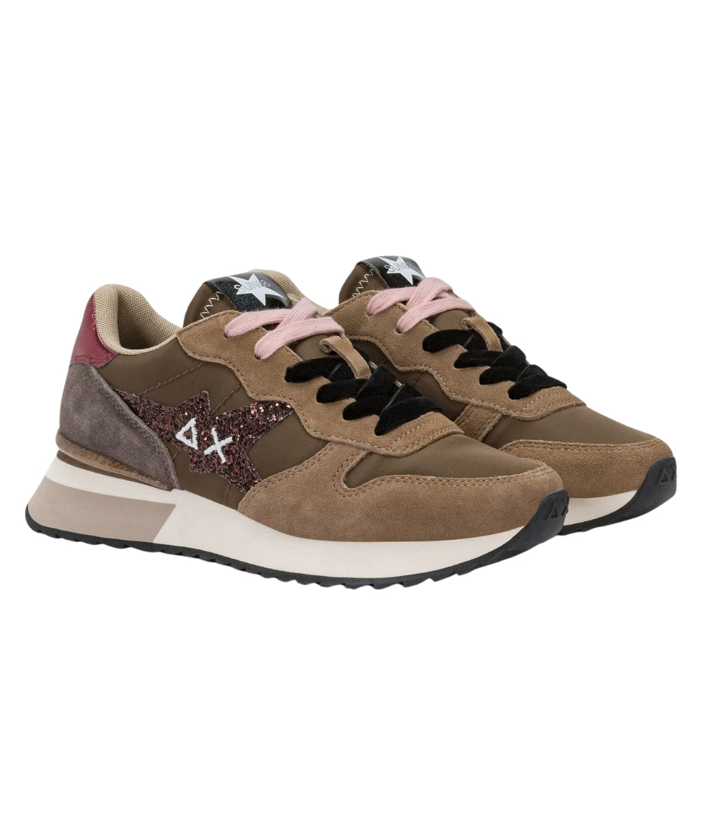 Sun68 Sneakers Stragirl Glitter Z45217 Marrone