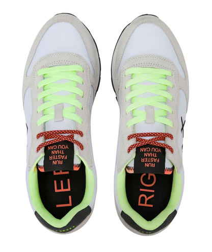Sun68 Sneakers Tom Fluo Modello Running Z36102 Bianco