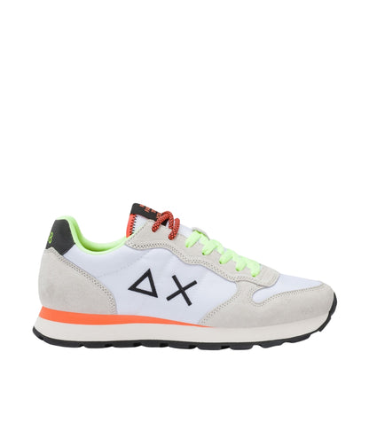 Sun68 Sneakers Tom Fluo Modello Running Z36102 Bianco