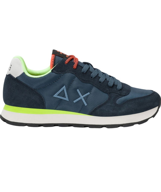 Sun68 Sneakers Tom Fluo Modello Running Z36102 Blu Navy