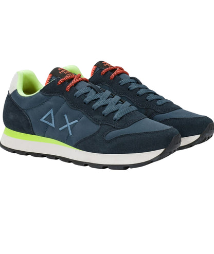 Sun68 Sneakers Tom Fluo Modello Running Z36102 Blu Navy