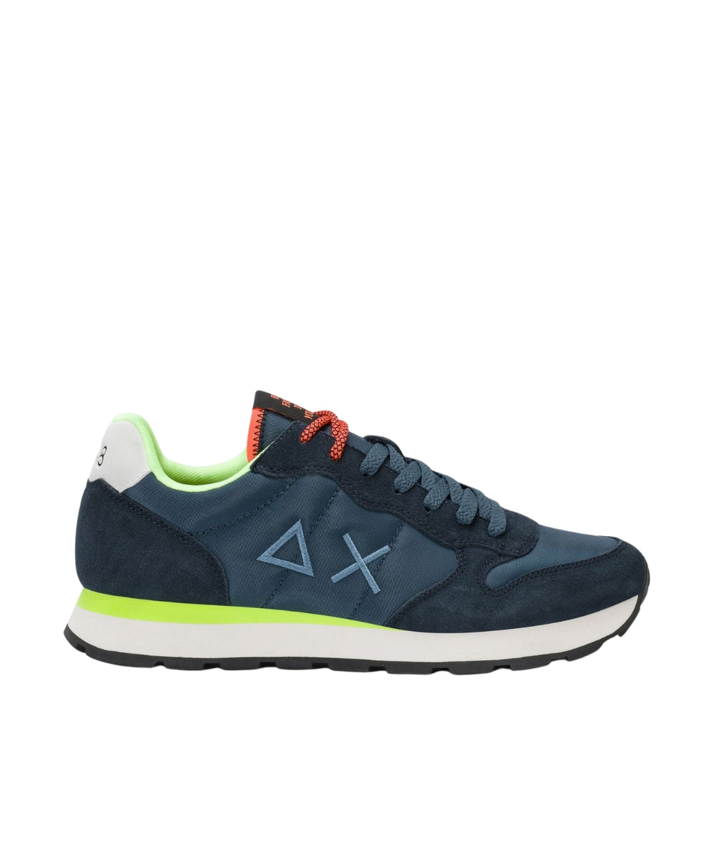 Sun68 Sneakers Tom Fluo Modello Running Z36102 Blu Navy