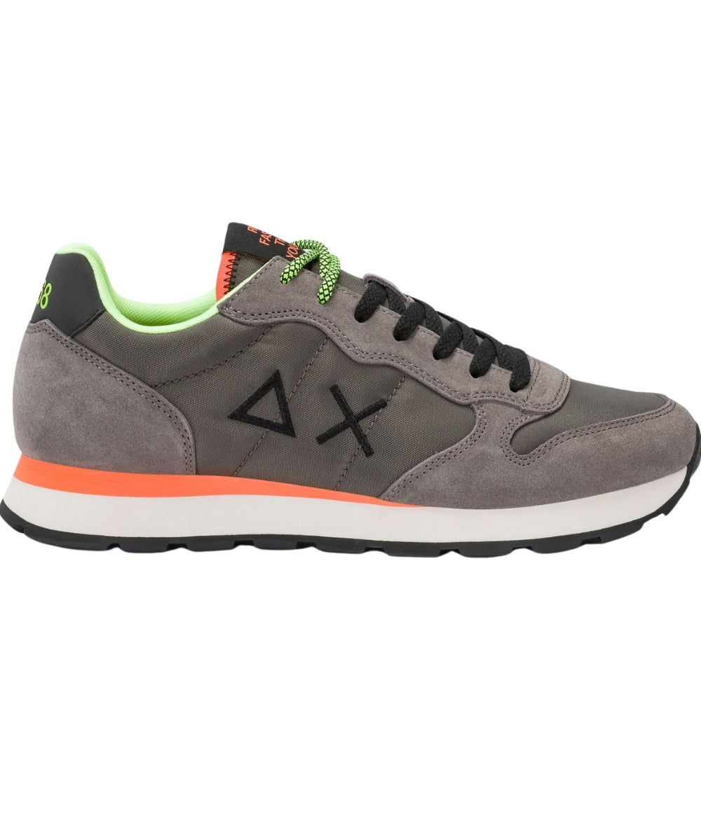Sun68 Sneakers Tom Fluo Modello Running Z36102 Grigio