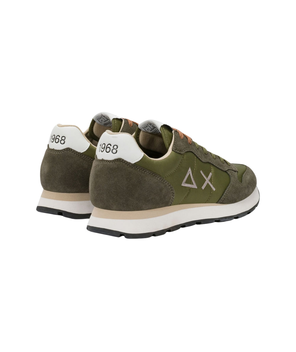 Sun68 Sneakers Tom Solid Modello Running Z36101 Verde Militare