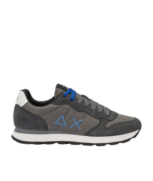 Sun68 Sneakers in Suede e Nylon Tom Solid Z46101 Grigio