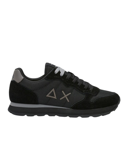 Sun68 Sneakers in Suede e Nylon Tom Solid Z46101 Nero Grigio